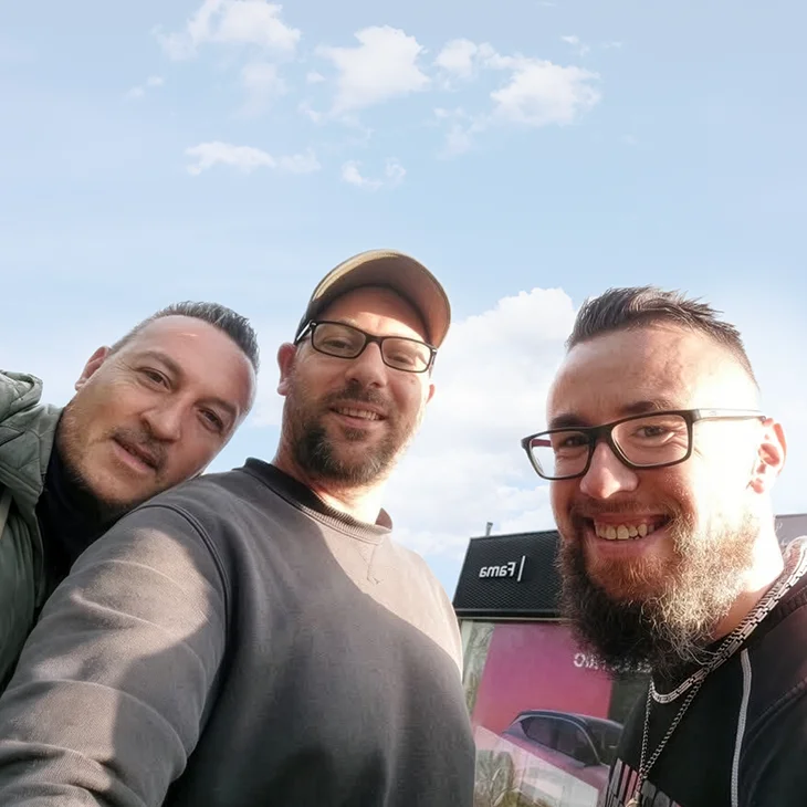 3 personnes de l'équipe de Niquel Multiservices