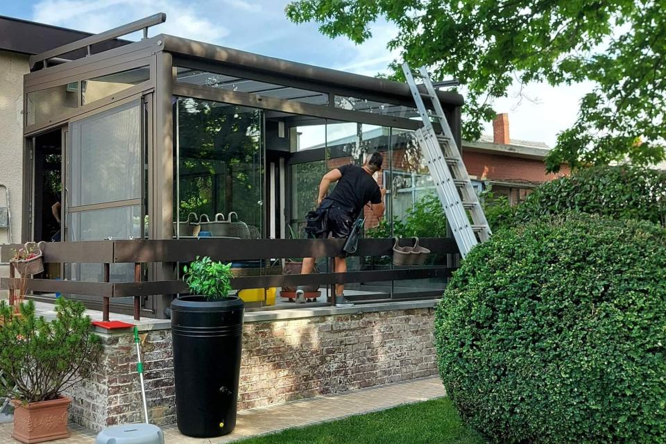 Réalisation - Nettoyage de pergolas et vérandas