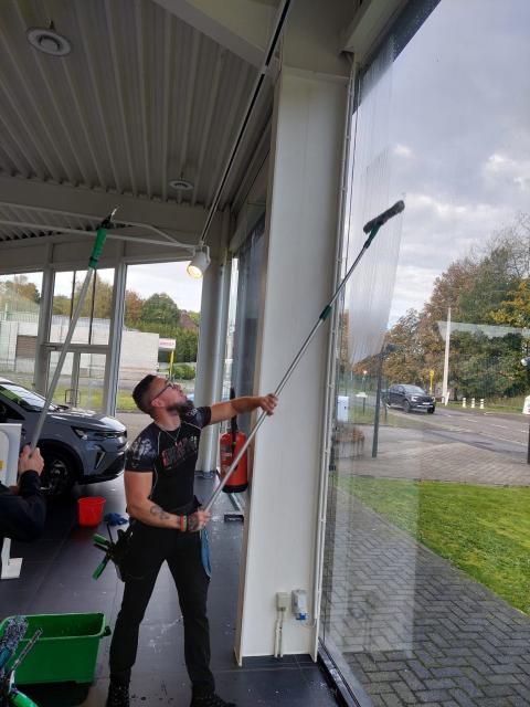 Nettoyage de vitres